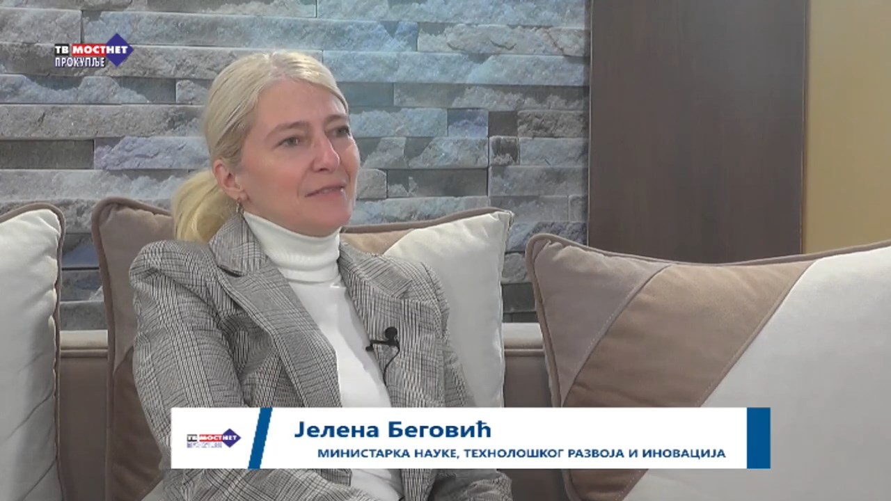 Puls - Tv Mostnet - Jelena Begović, MINISTARKA NAUKE, TEHNOLOŠKOG RAZVOJA I INOVACIJA