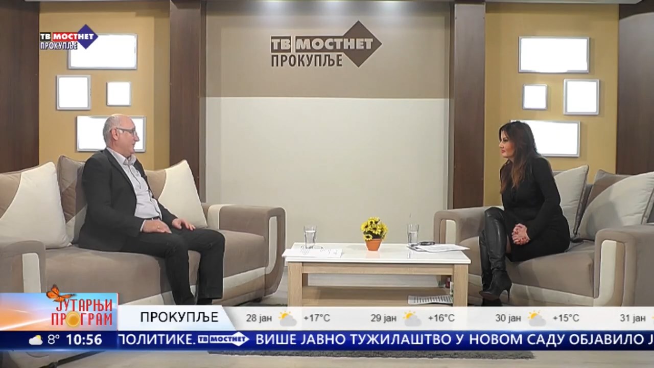 Jutarnji program - Tv Mostnet - DR.Milić Vojinović